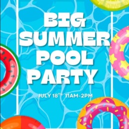 pool with floats